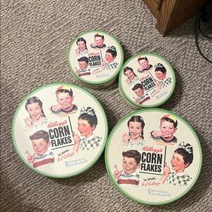 Kellogg's Corn Flakes Vintage Set. Set  of 16